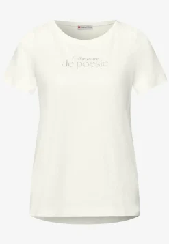 Kurzarm Shirt mit Folien-Wording