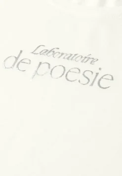 Kurzarm Shirt mit Folien-Wording