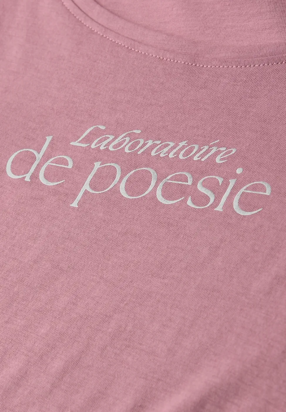 Kurzarm Shirt mit Folien-Wording