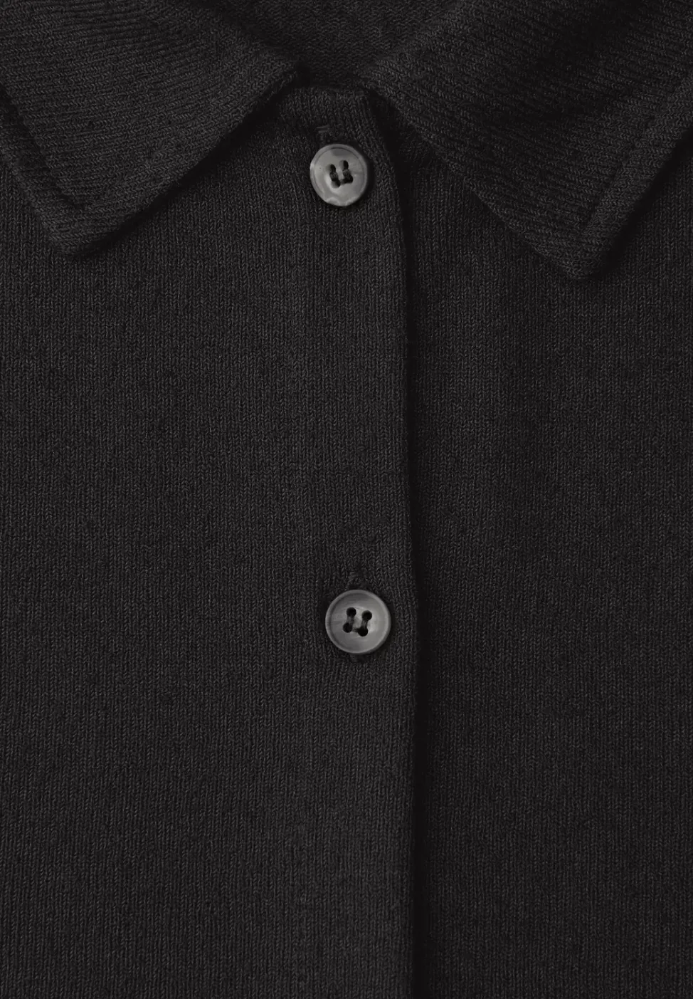 Kurzarm Shirt mit Knopfleiste