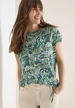 Kurzarm Shirt mit Patchwork-Print