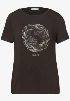 Kurzarm Shirt mit Rundhals und Print