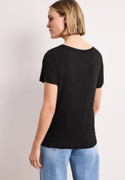 Kurzarm Shirt mit Rundhals und Print