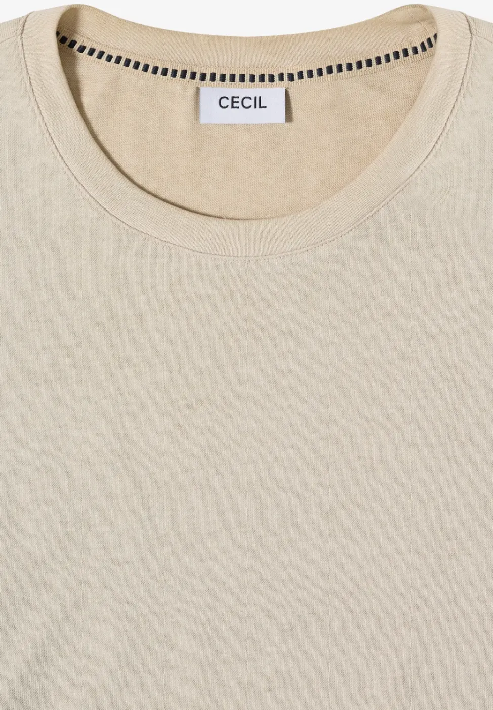 Kurzarm T-Shirt in Garment Dye Optik