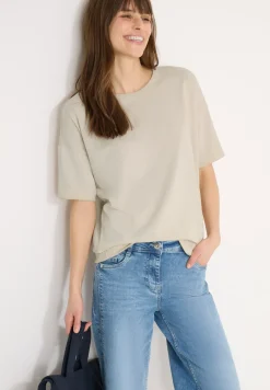 Kurzarm T-Shirt in Garment Dye Optik