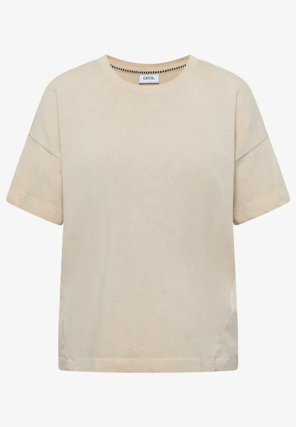 Kurzarm T-Shirt in Garment Dye Optik