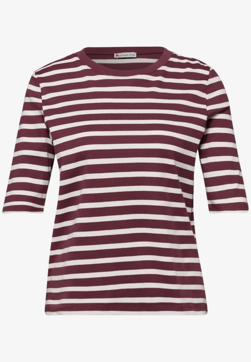 Kurzarm T-Shirt mit Streifenmuster