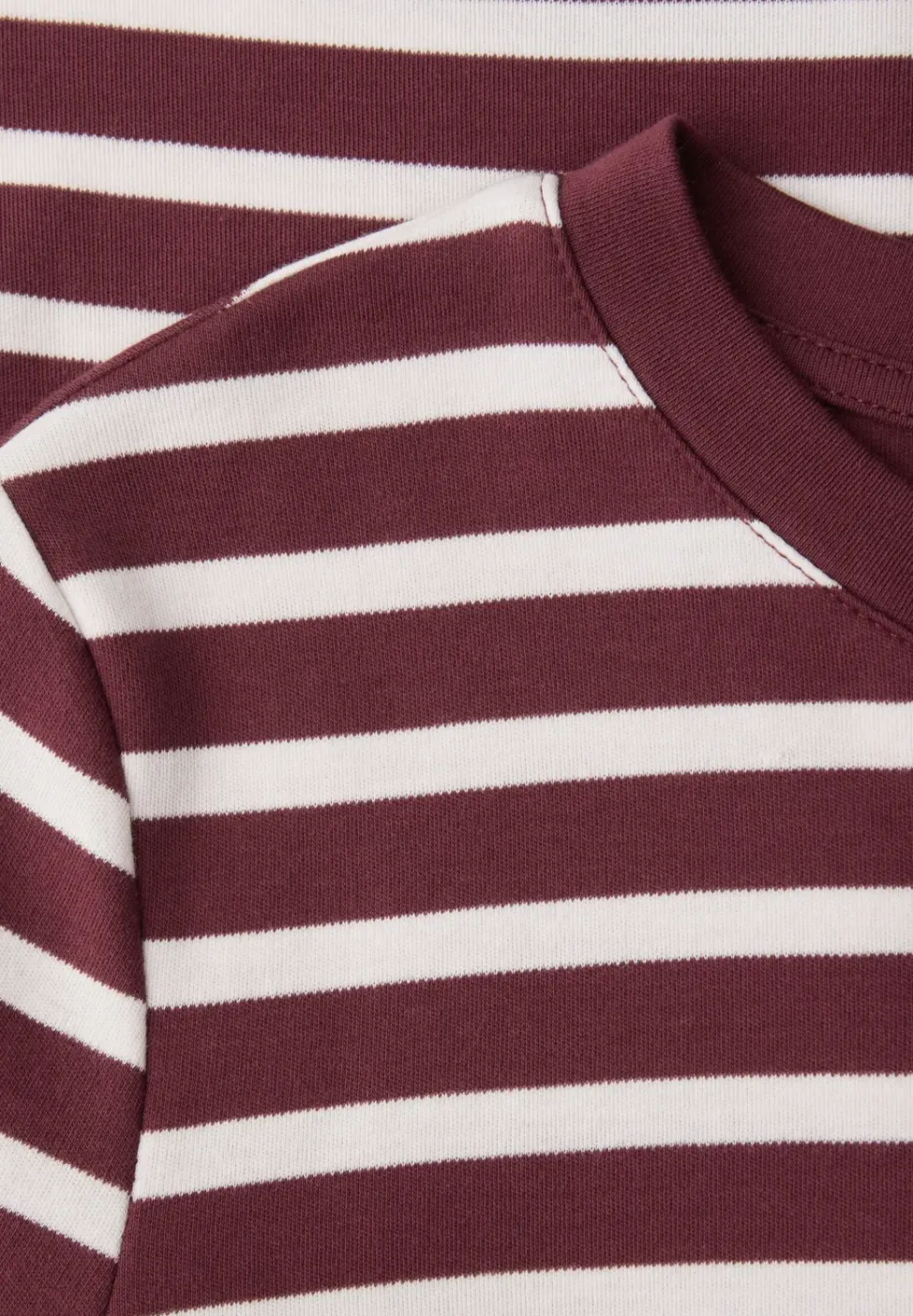 Kurzarm T-Shirt mit Streifenmuster