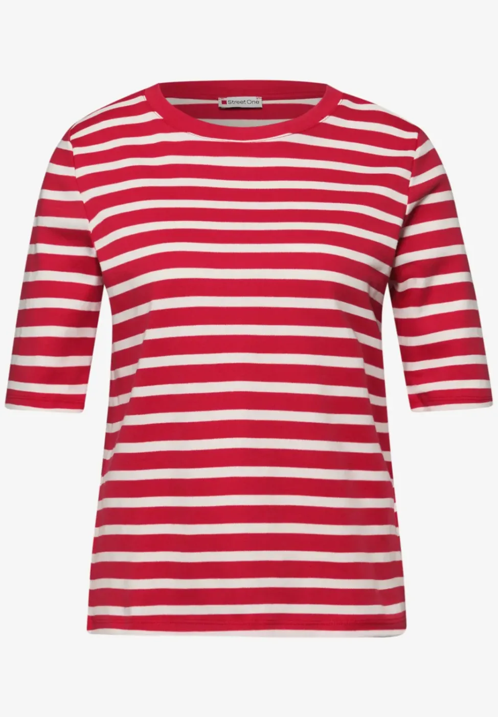 Kurzarm T-Shirt mit Streifenmuster