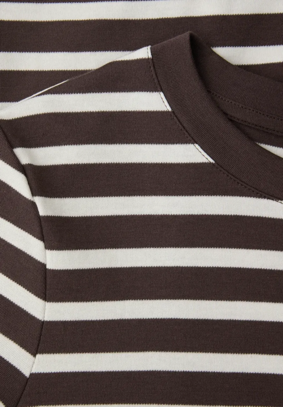 Kurzarm T-Shirt mit Streifenmuster