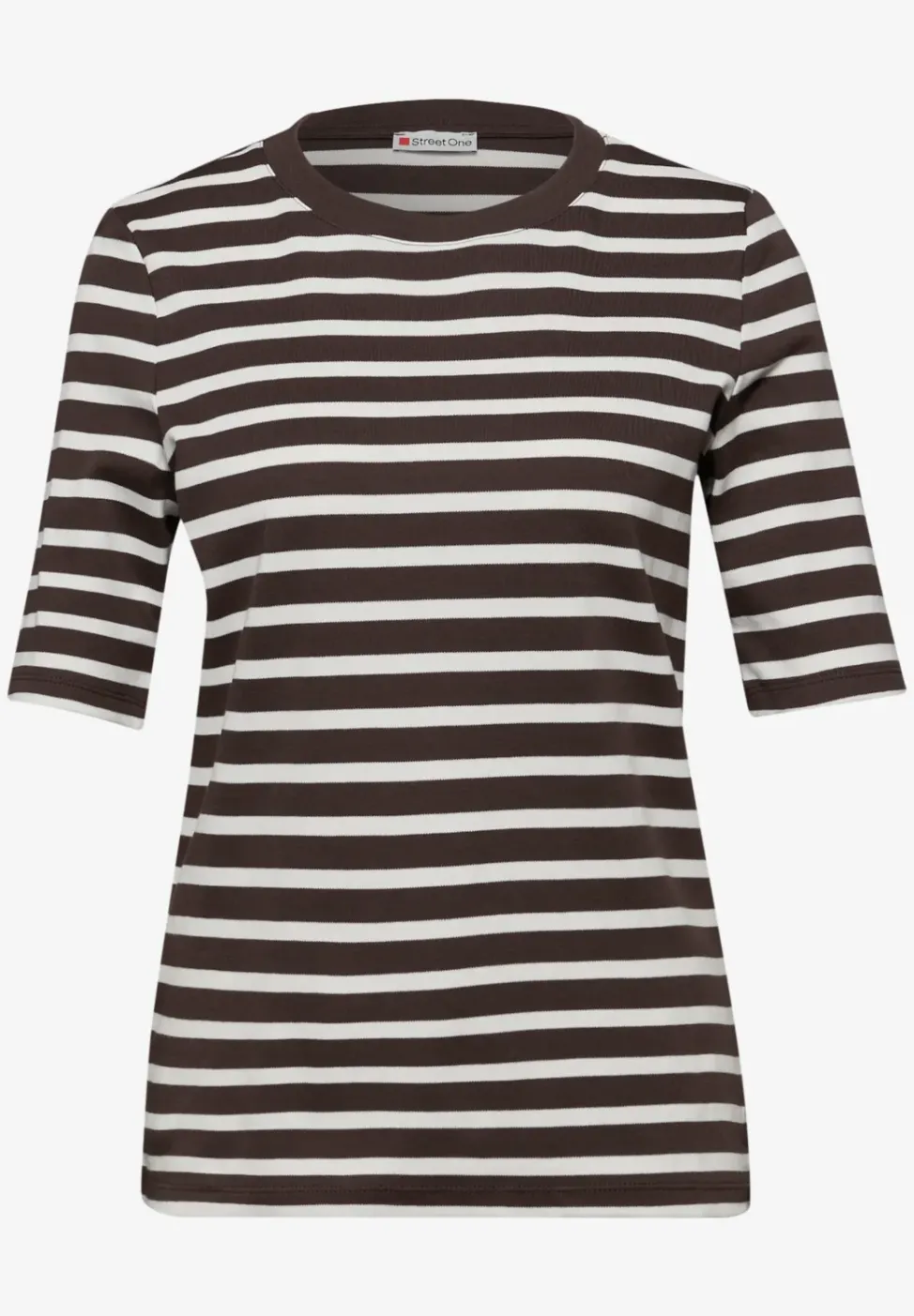 Kurzarm T-Shirt mit Streifenmuster