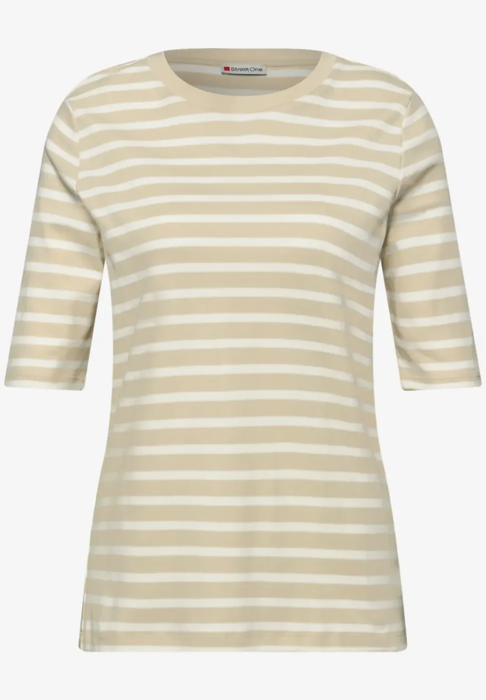 Kurzarm T-Shirt mit Streifenmuster
