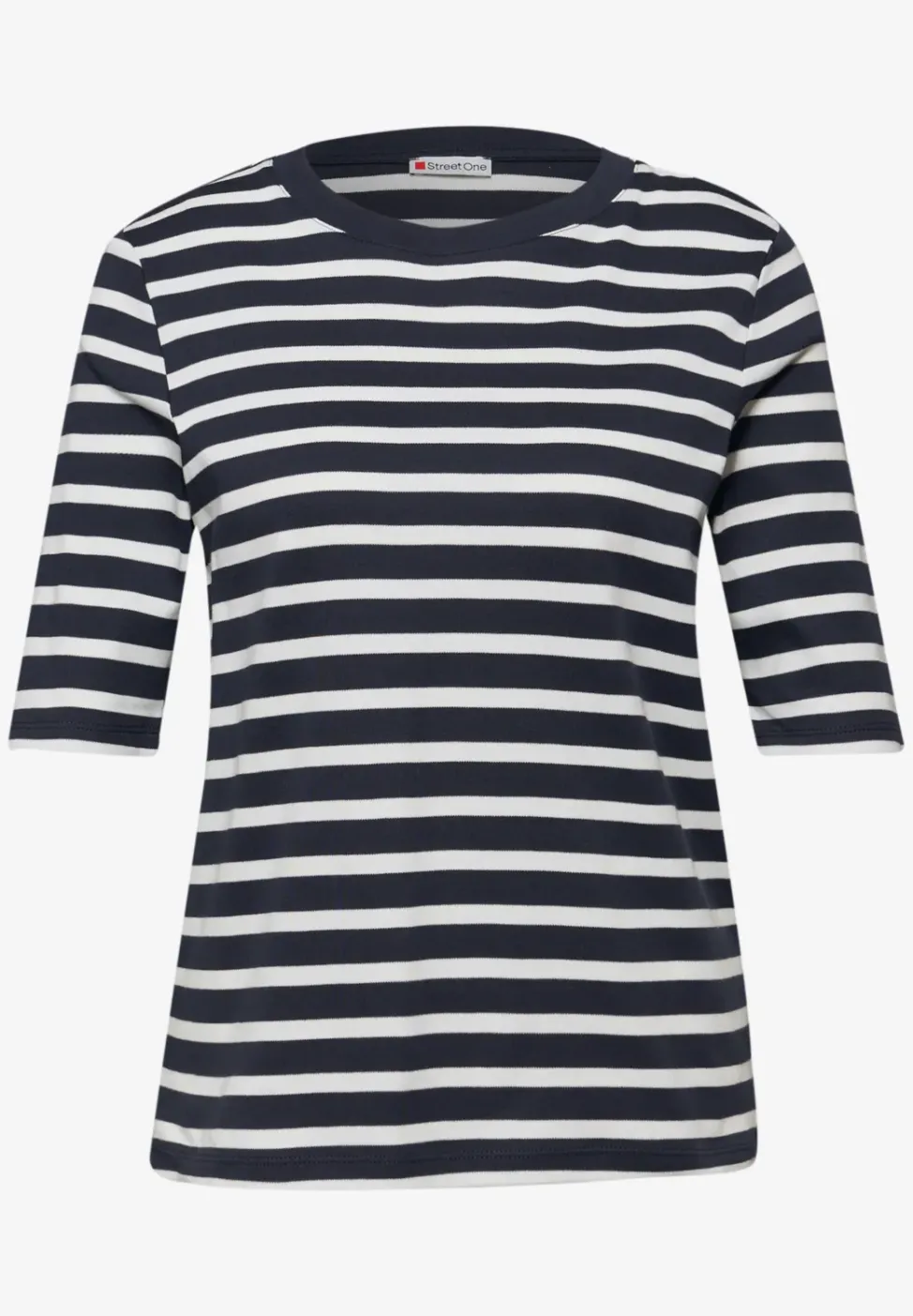 Kurzarm T-Shirt mit Streifenmuster