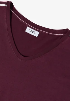 Kurzarm T-Shirt mit Tape-Detail