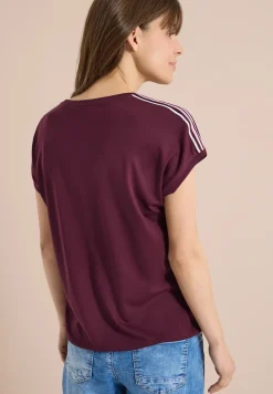 Kurzarm T-Shirt mit Tape-Detail