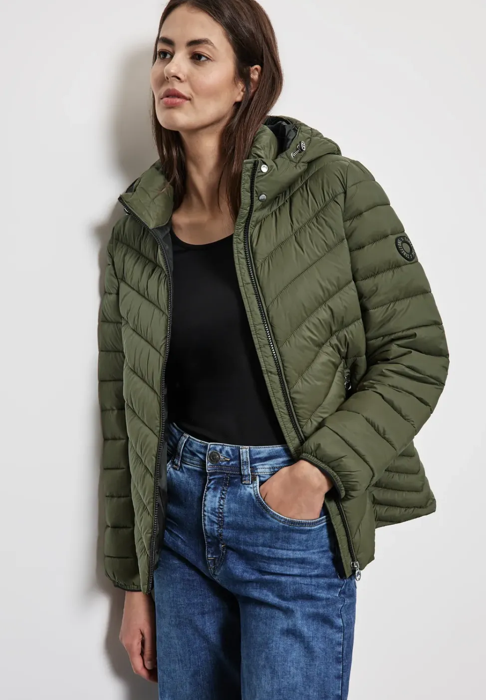 Kurze Steppjacke