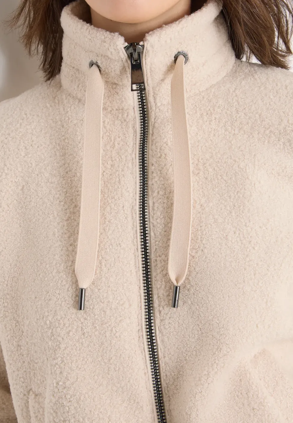 Kurze Teddy-Jacke
