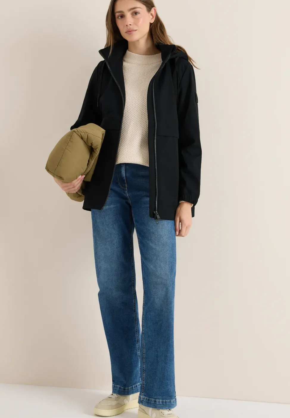 Kurze Trench Jacke