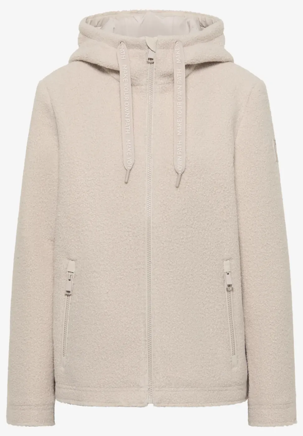 Kurze Wolloptik-Jacke