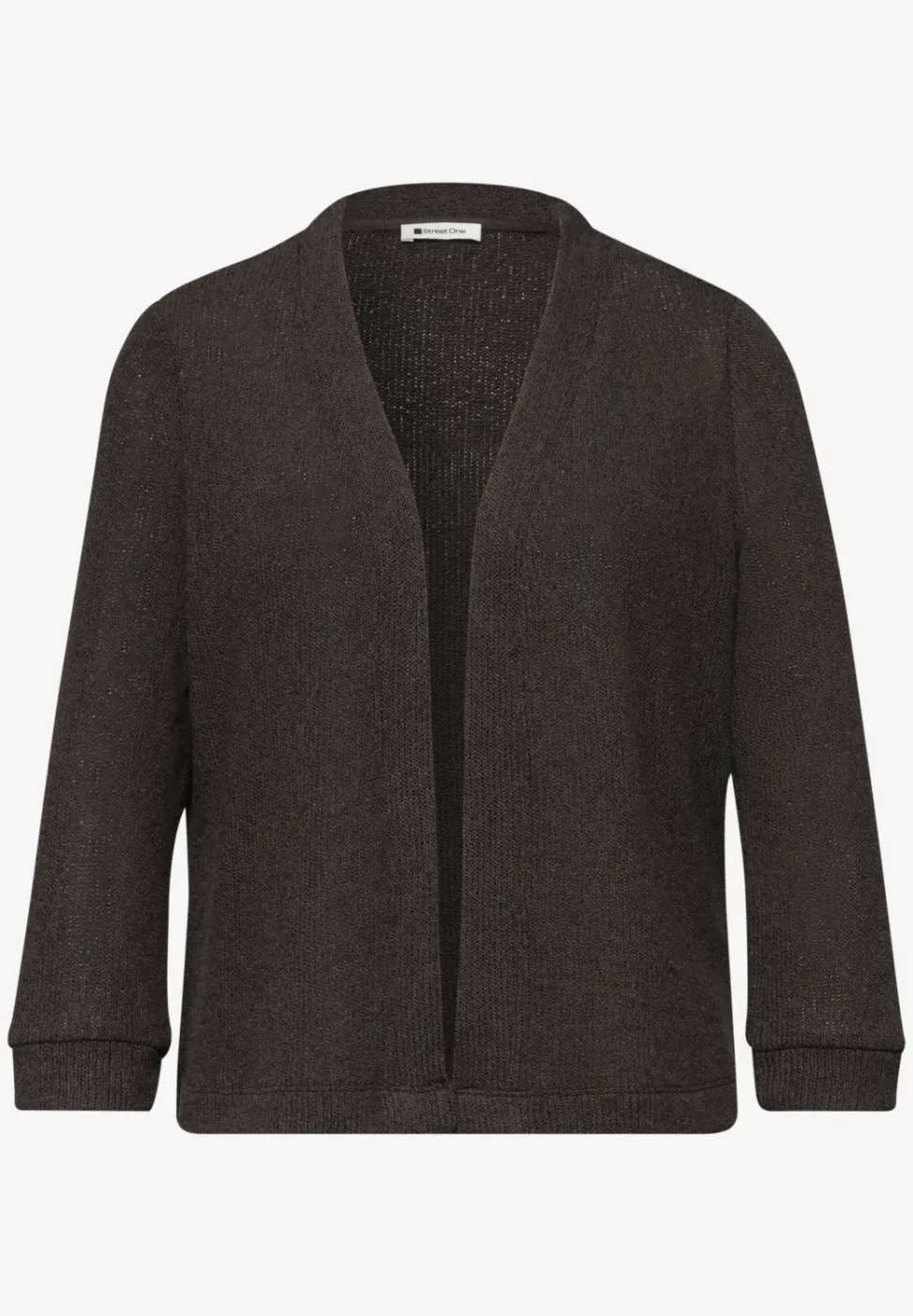 Langarm Jacke im Strick-Look