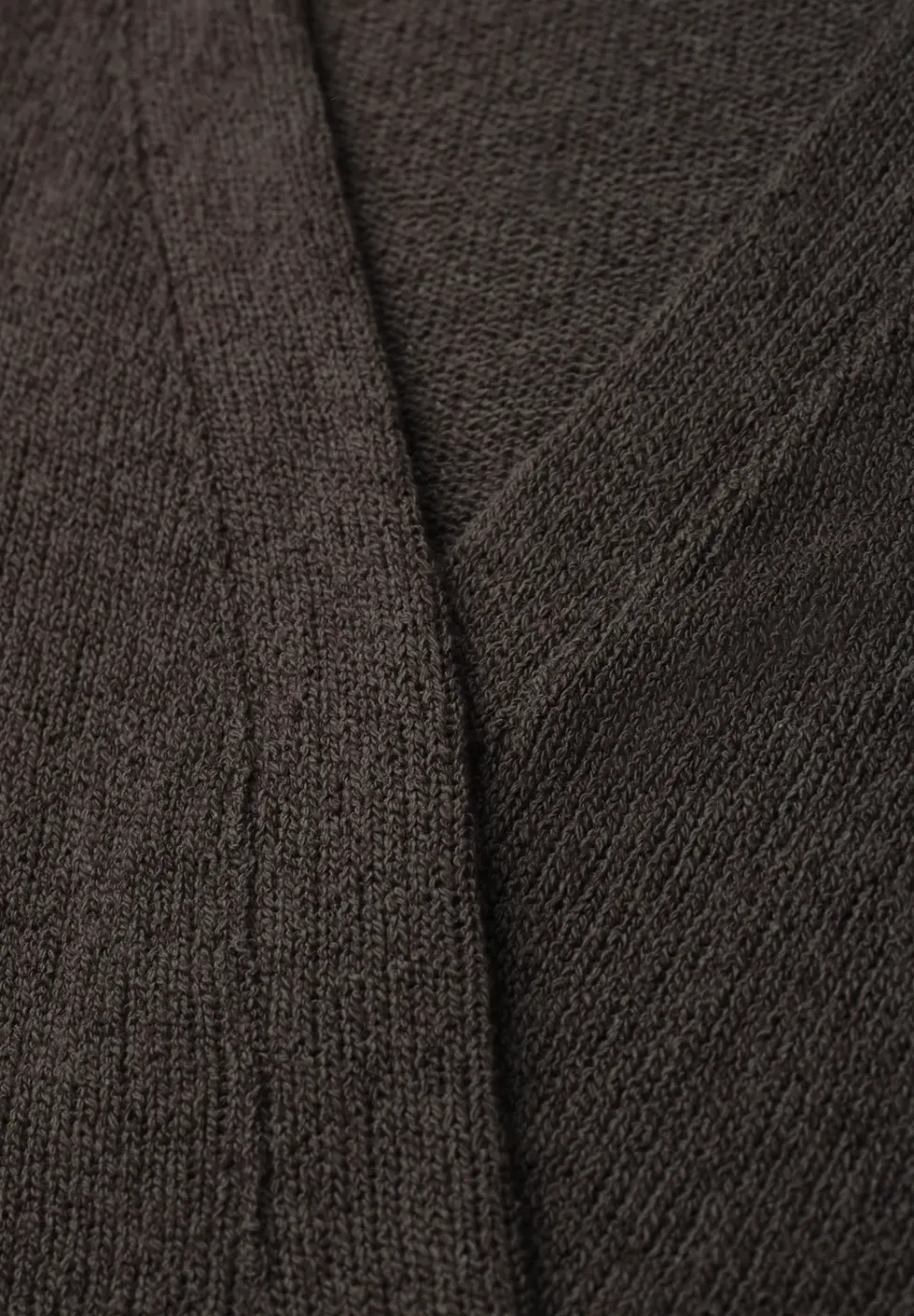 Langarm Jacke im Strick-Look