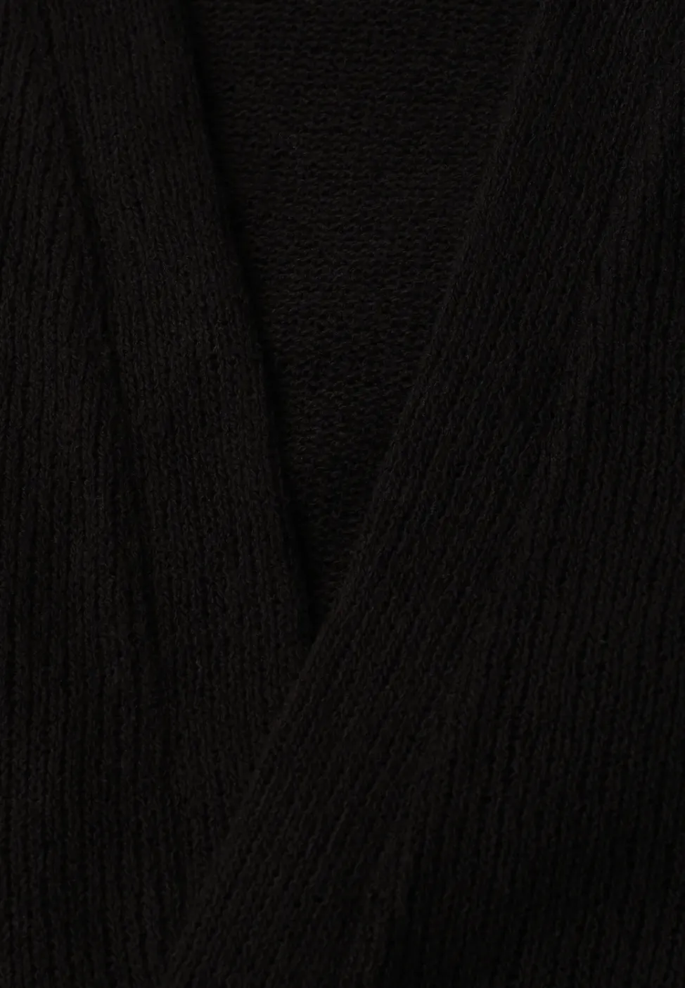 Langarm Jacke im Strick-Look