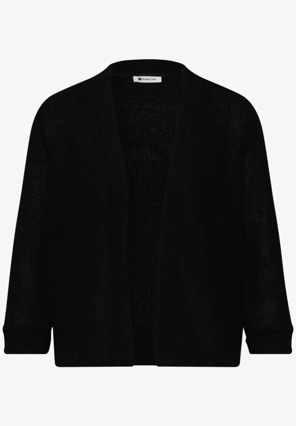 Langarm Jacke im Strick-Look
