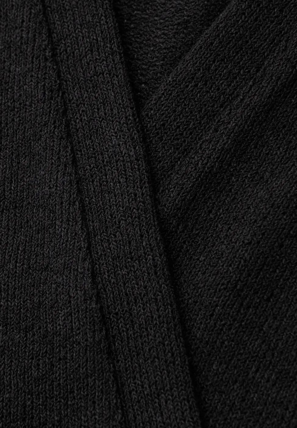 Langarm Jacke im Strick-Look