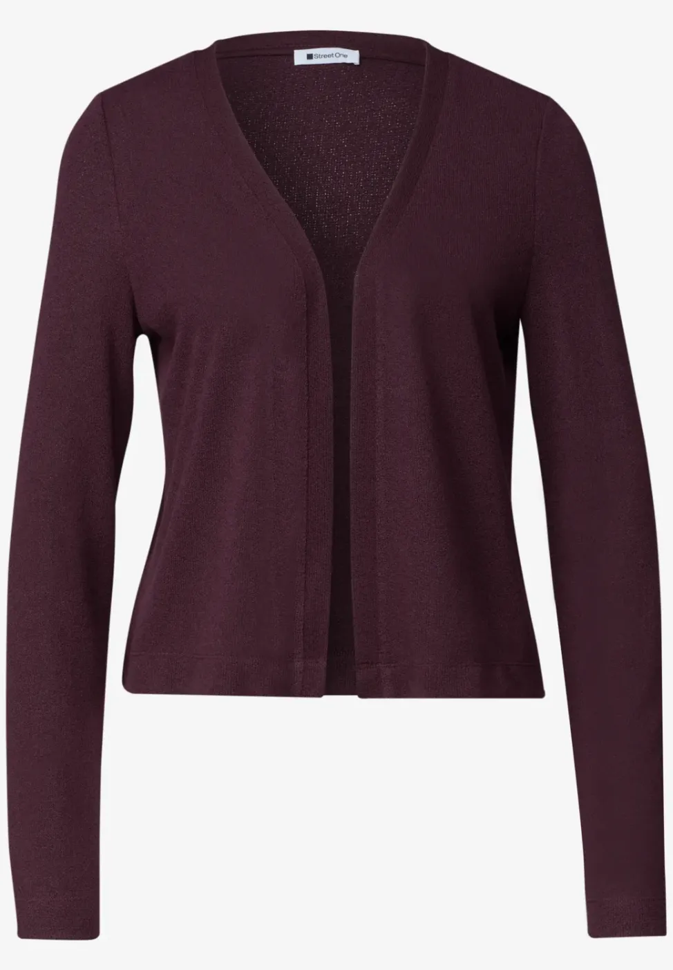 Langarm Jacke in offener Passform