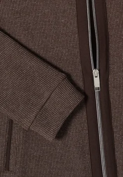 Langarm Jacke mit Kapuze und Taschen