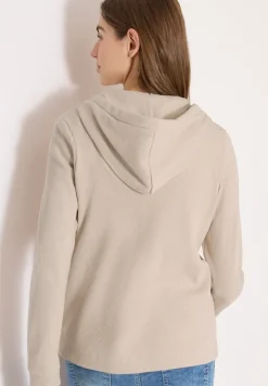 Langarm Jacke mit Kapuze und Taschen
