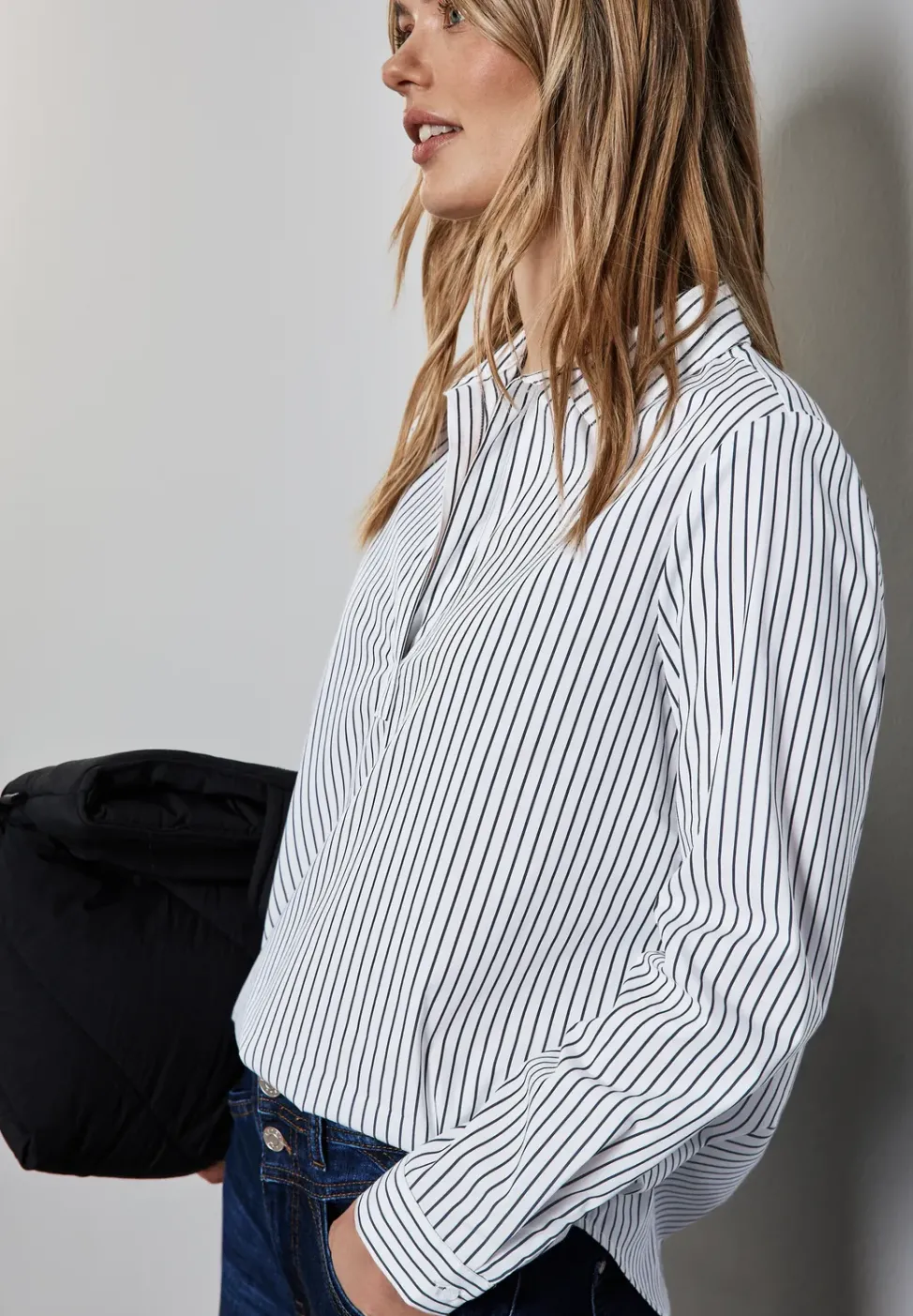 Lange Business-Bluse