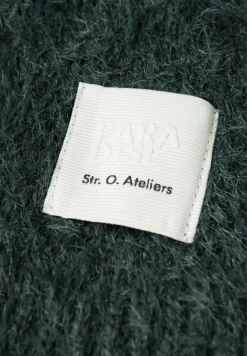 Langer Federgarn Schal