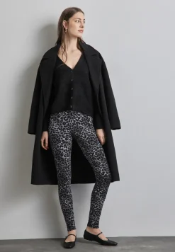 Leggings mit Leo-Print