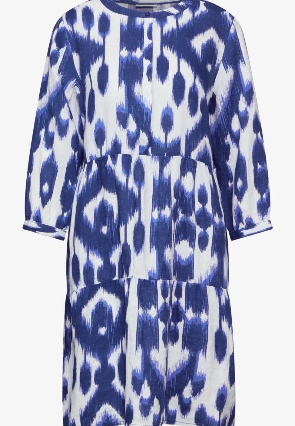 Leinen Kleid mit Print