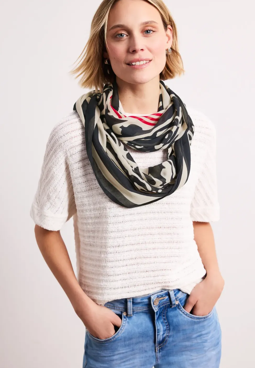 Loop Schal aus Modal mit Print