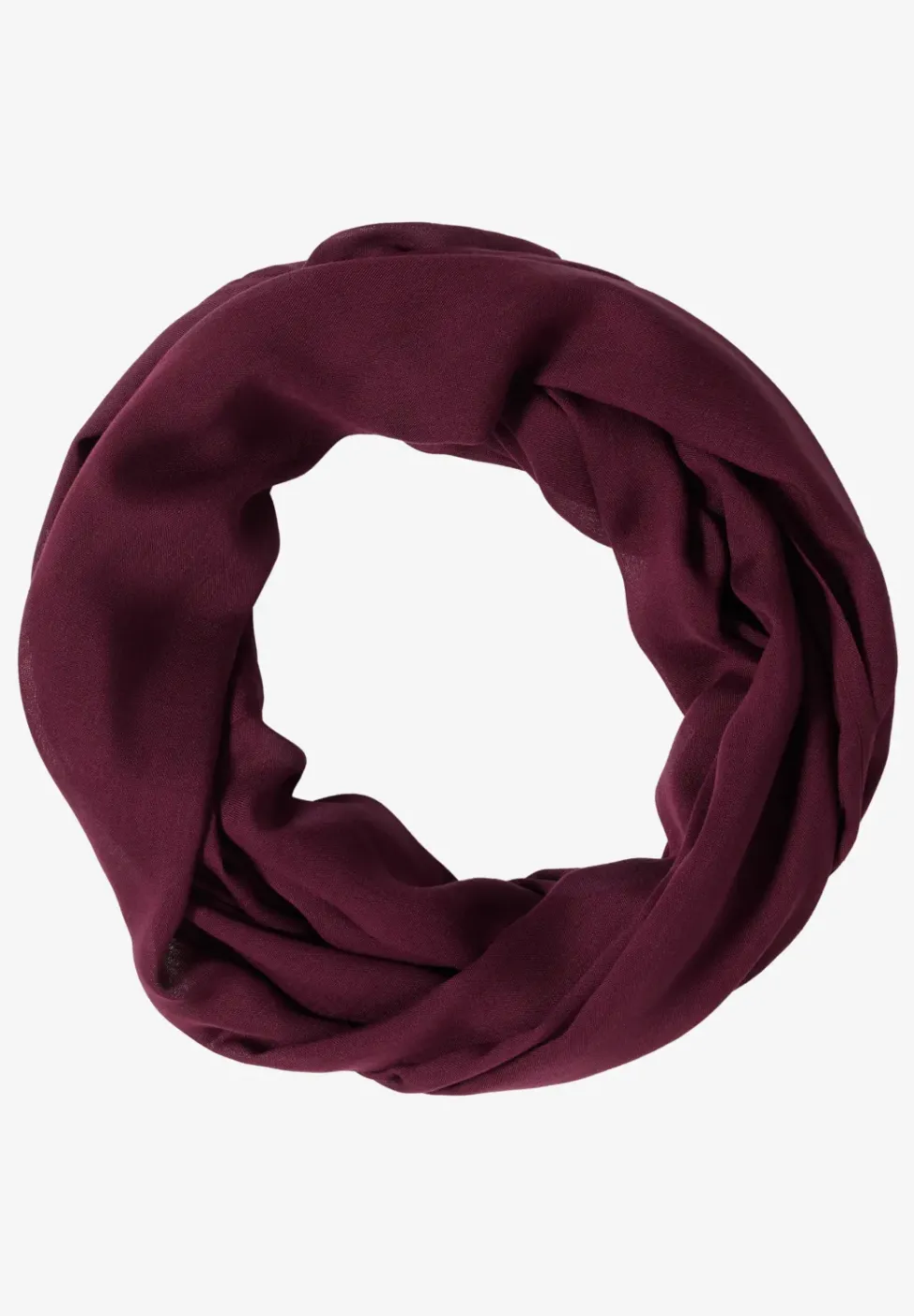 Loop Schal in Unifarbe aus Viskose