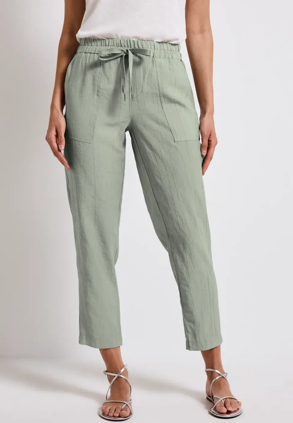 Loose Fit Hose mit Struktur