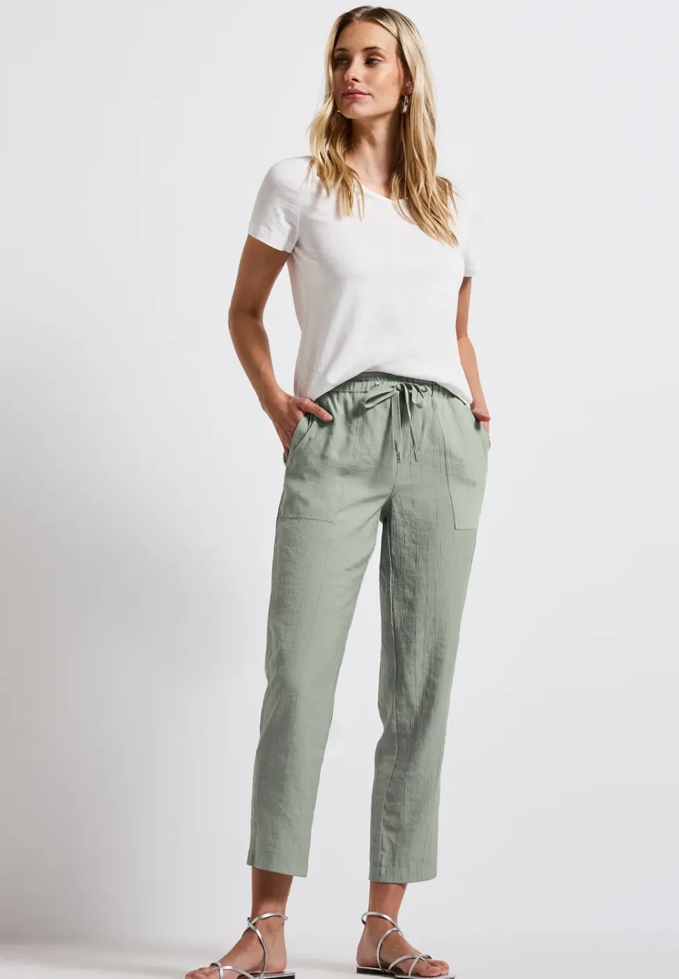 Loose Fit Hose mit Struktur