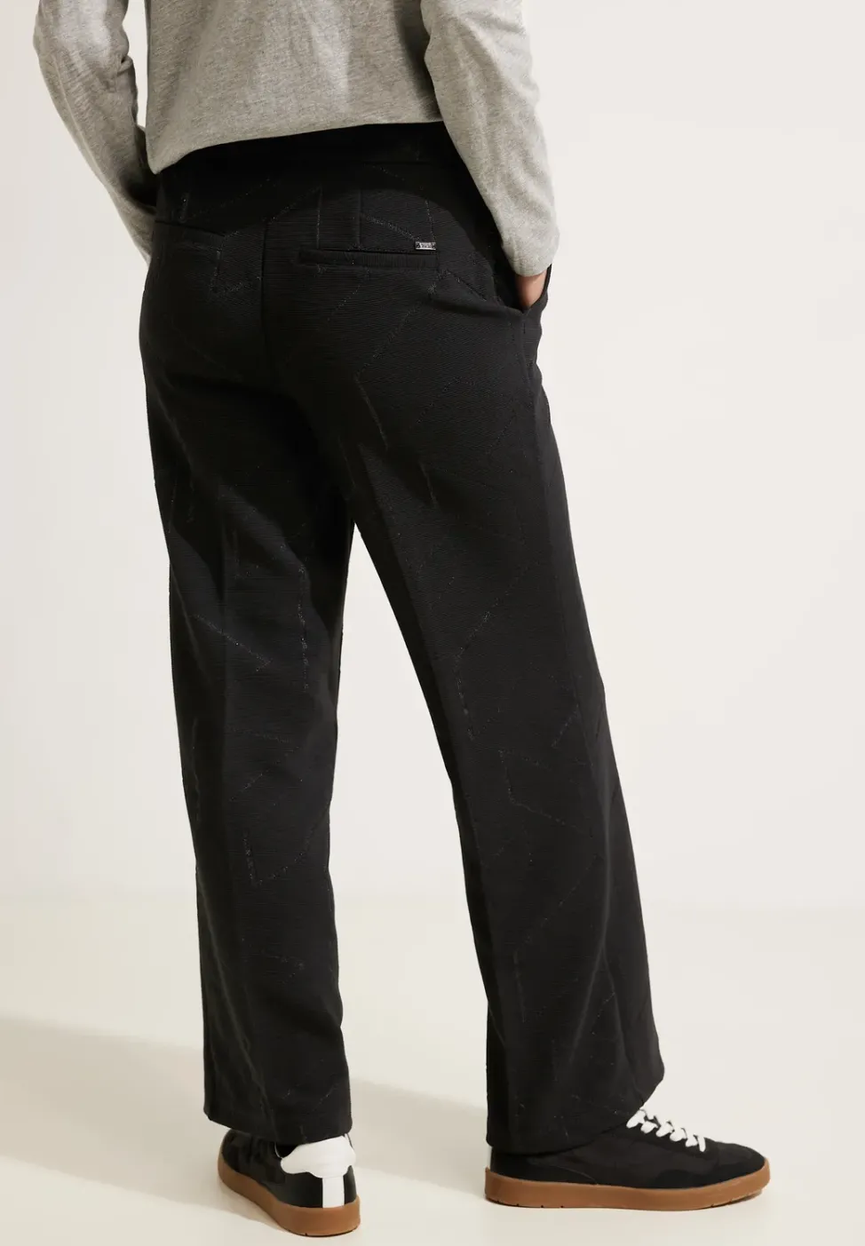 Loose Fit Jacquard Culotte