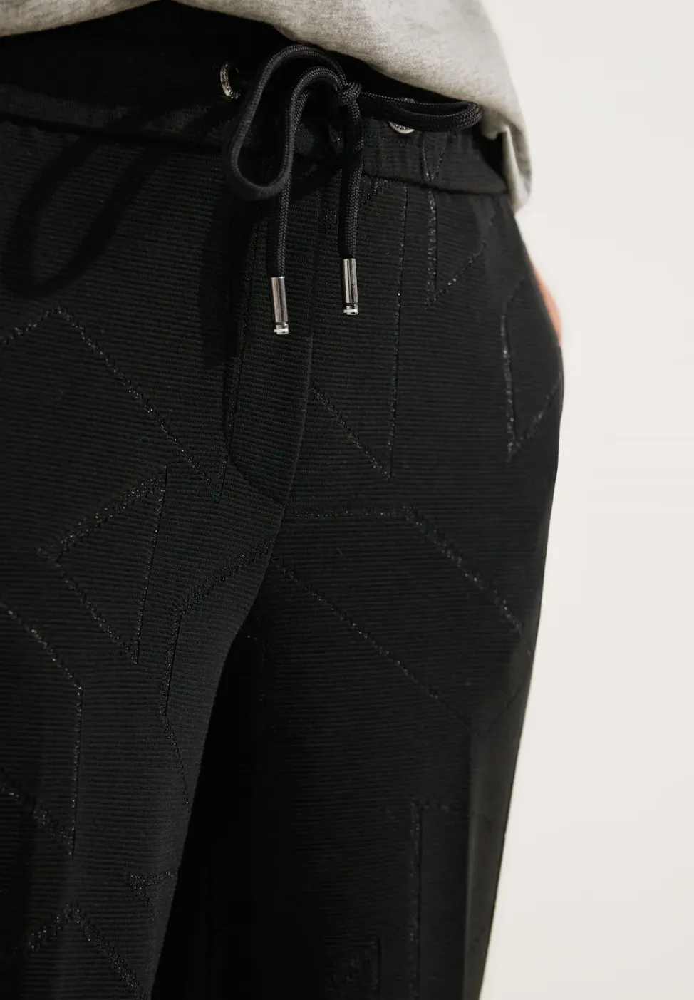 Loose Fit Jacquard Culotte
