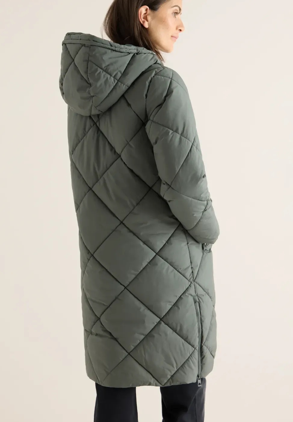Mantel mit Rucksack Strings