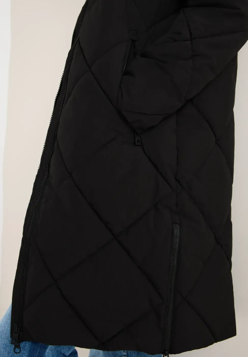Mantel mit Rucksack Strings