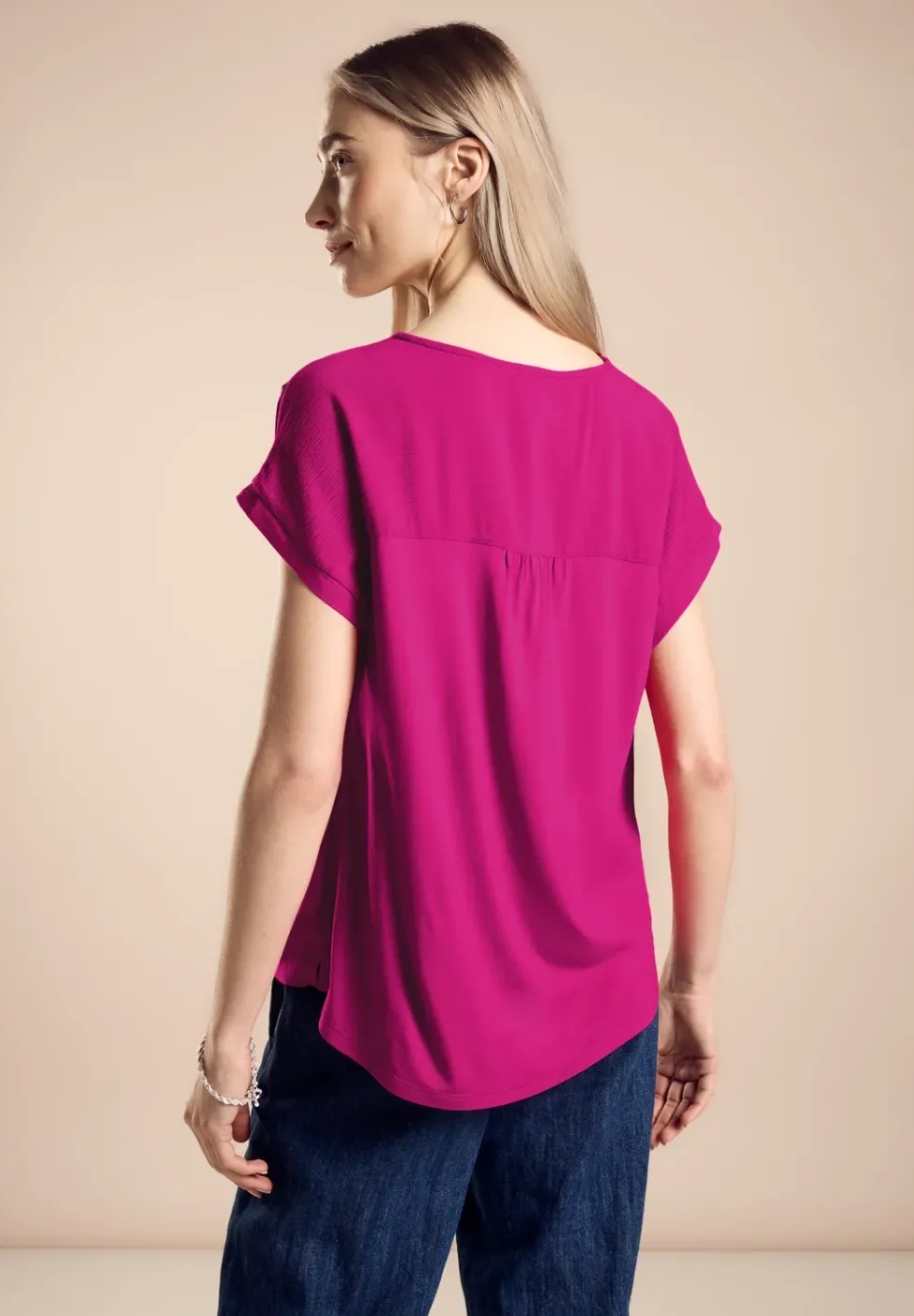 Materialmix T-Shirt
