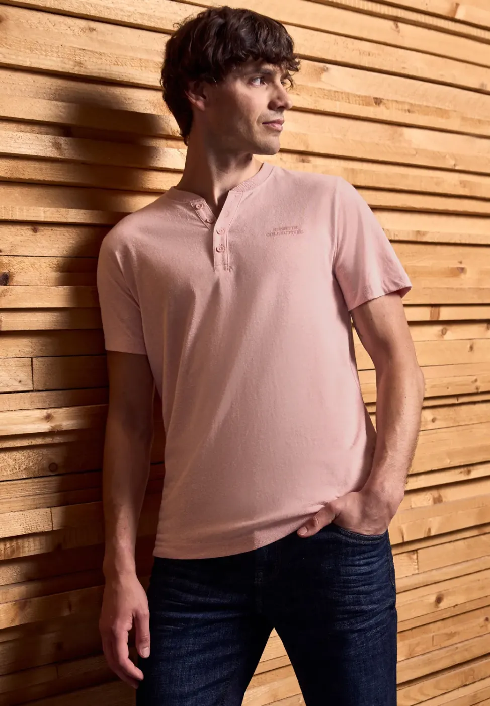 Melange Henley T-Shirt