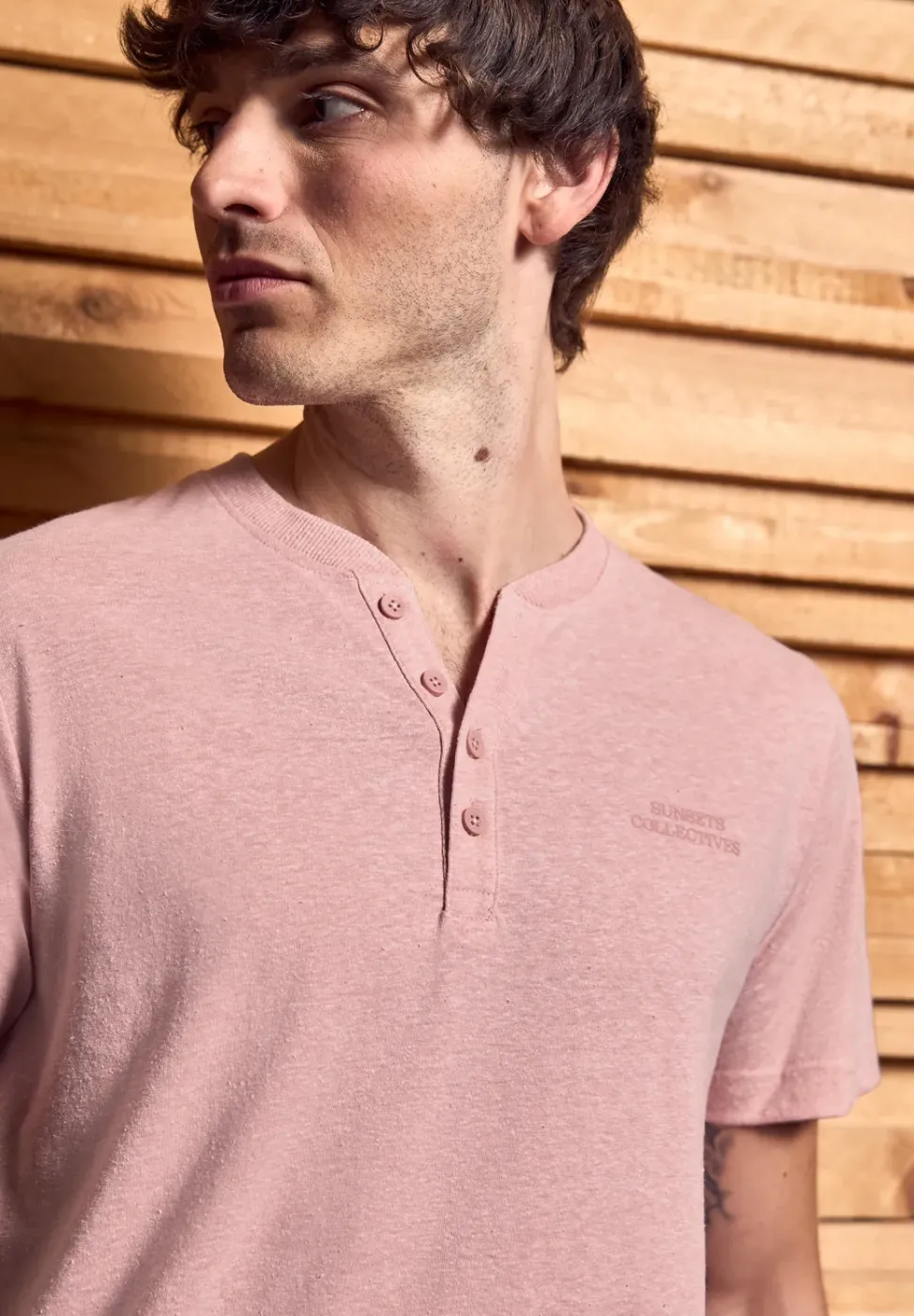 Melange Henley T-Shirt