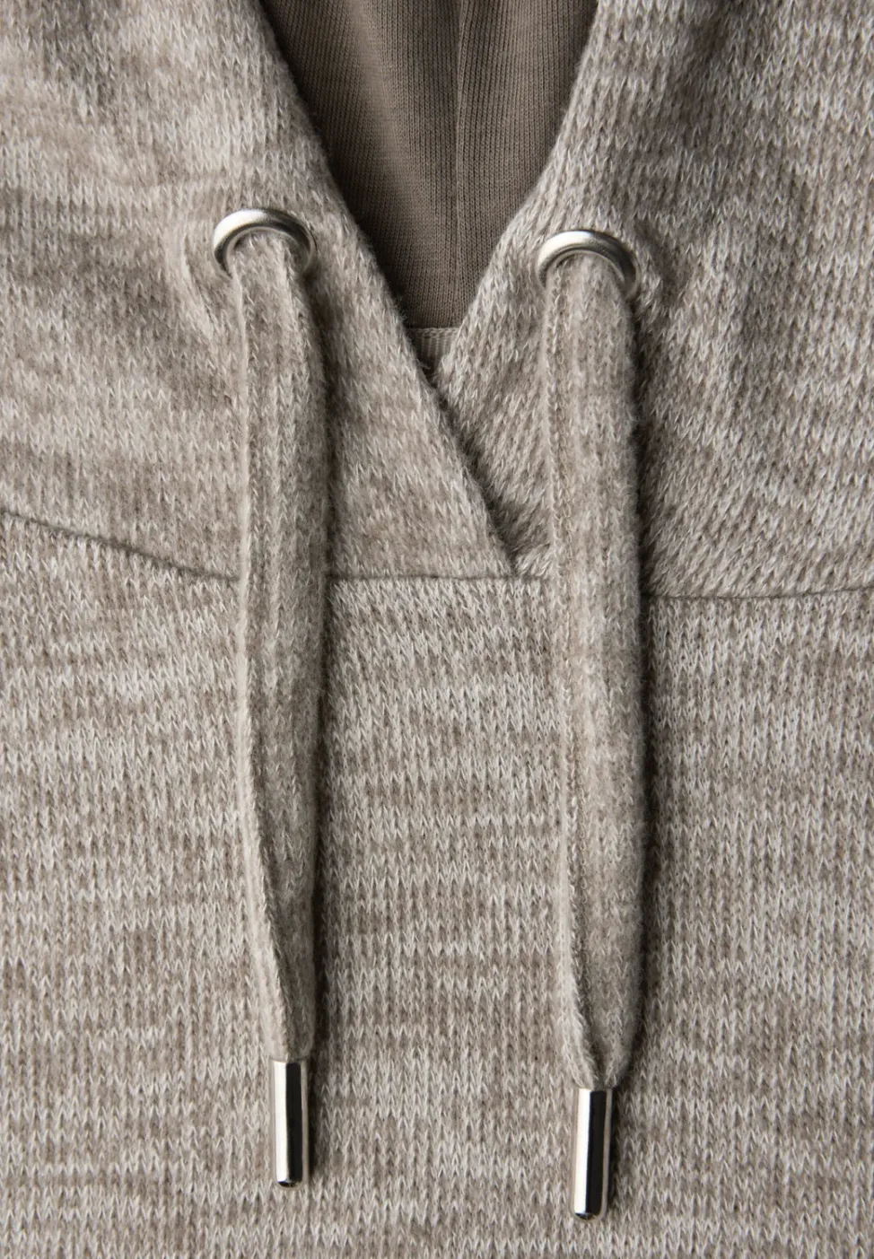 Melange Hoodie Shirt