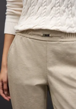 Melange Hose mit Detail