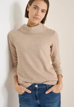 Melange Shirt mit Tape