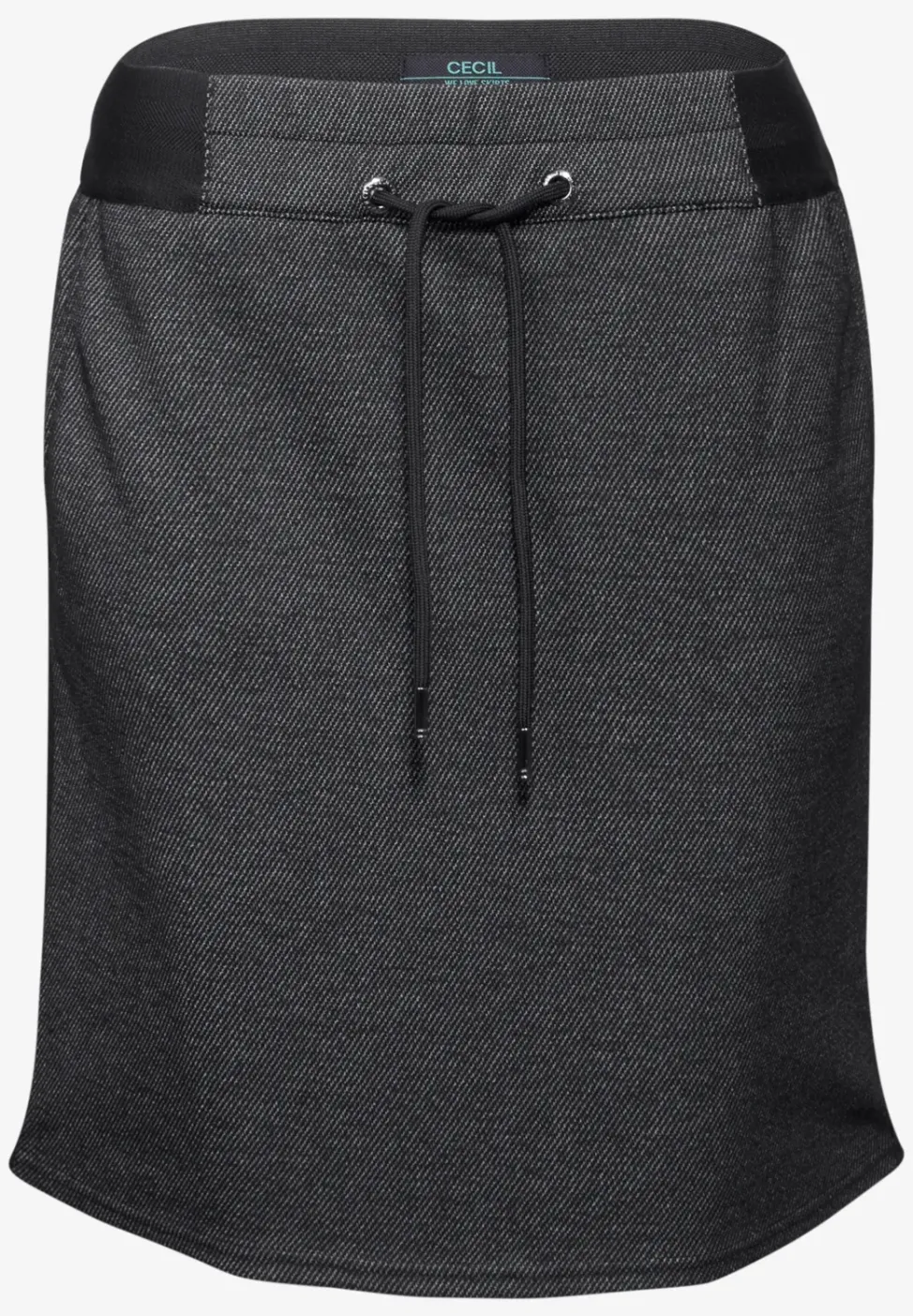 Melange-Look Joggskirt